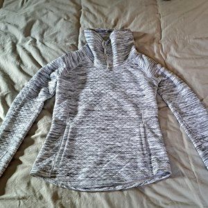 MARMOT Annie Pullover Sweatshirt- EUC-Size Small- White, Black and Gray